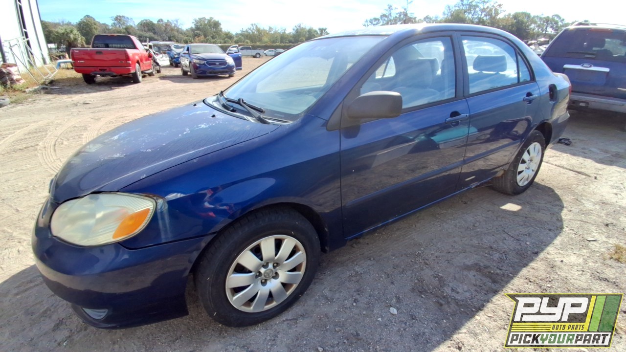 2003 TOYOTA COROLLA partes disponibles