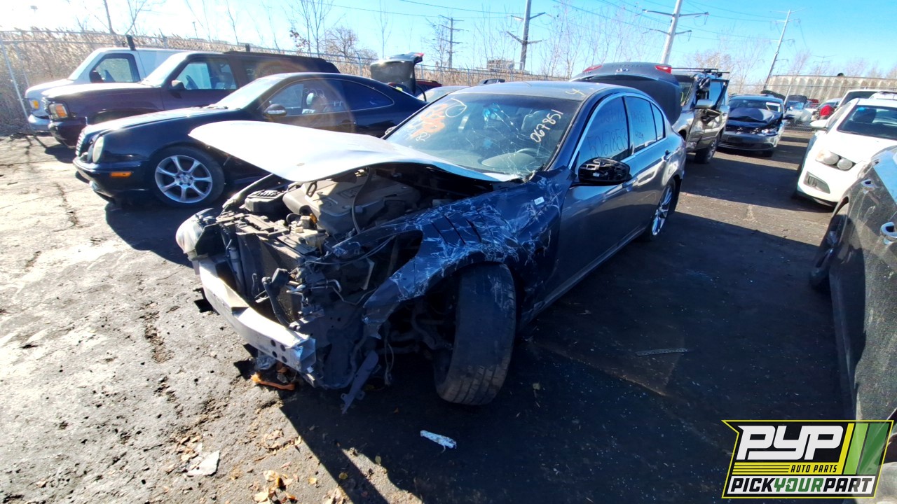 2012 INFINITI G37 partes disponibles
