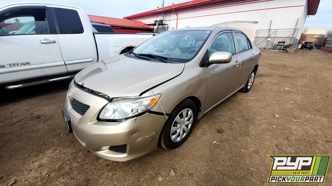 2009 TOYOTA COROLLA partes disponibles