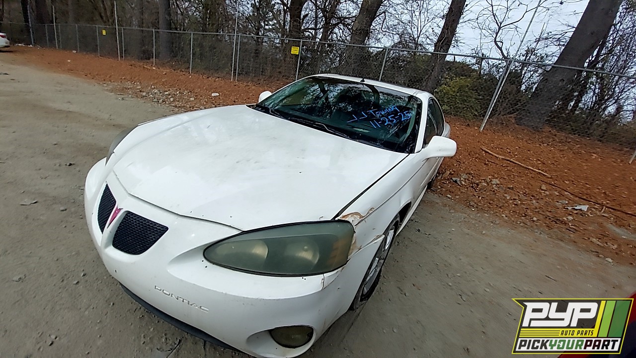 2005 PONTIAC GRAND PRIX partes disponibles