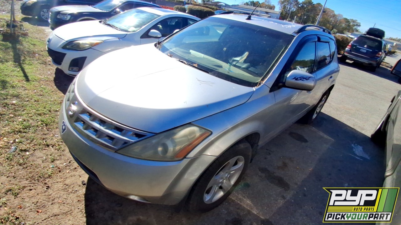 2003 NISSAN MURANO partes disponibles