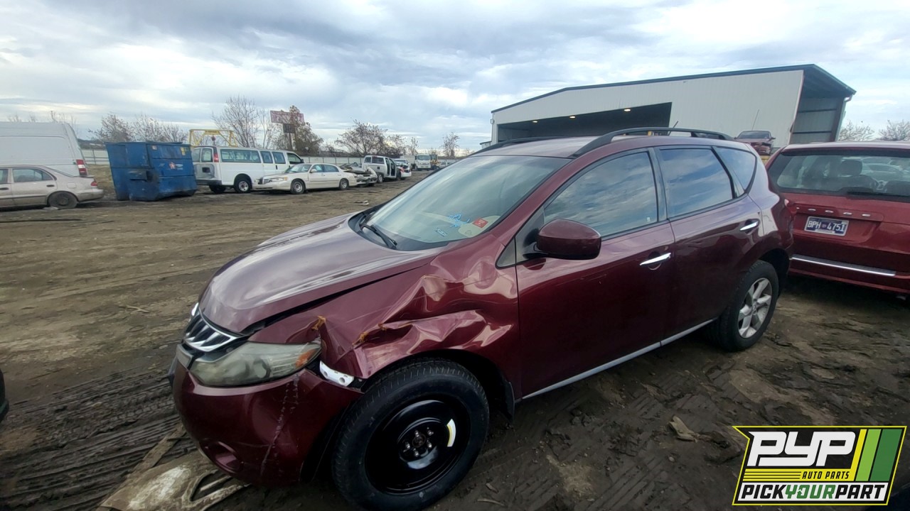 2010 NISSAN MURANO partes disponibles