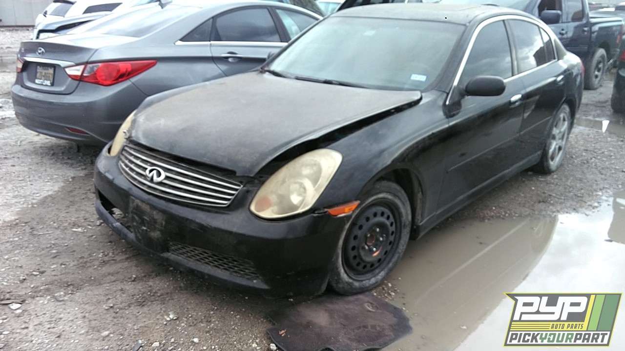 2005 INFINITI G35 partes disponibles