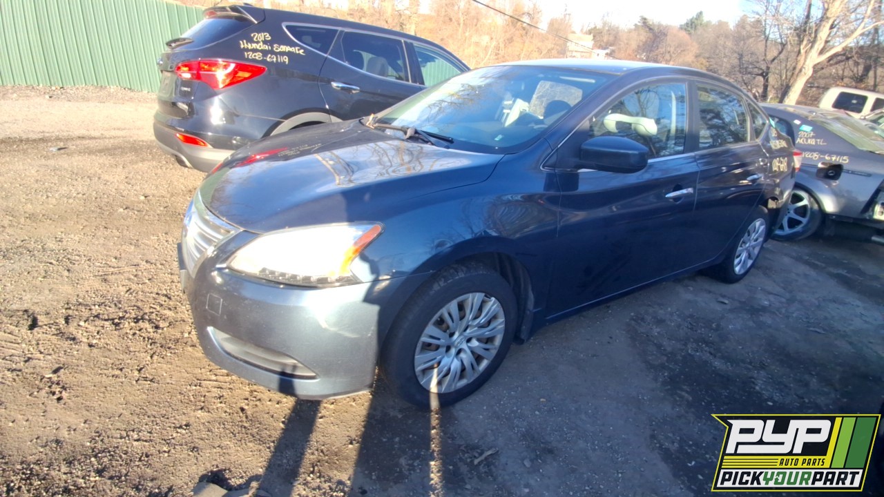 2013 NISSAN SENTRA partes disponibles