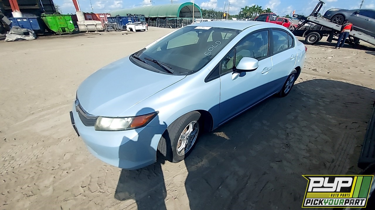 2012 HONDA CIVIC partes disponibles