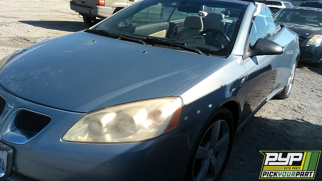 2007 PONTIAC G6 partes disponibles