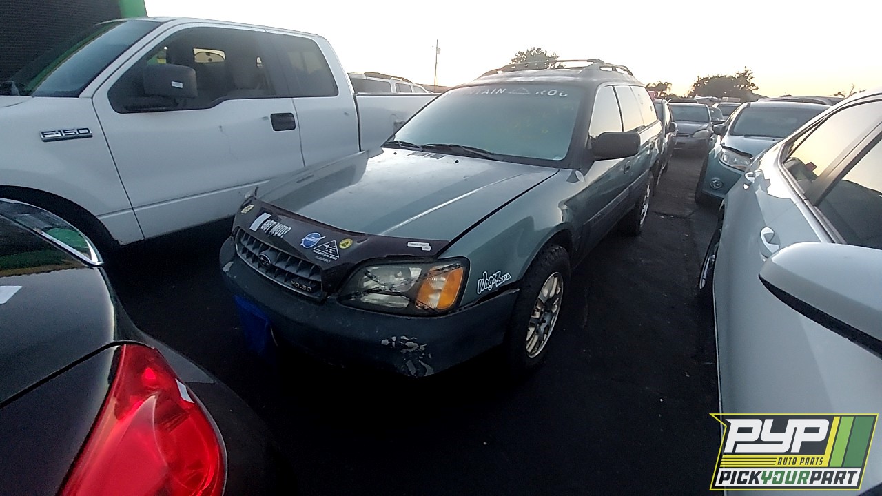 2003 SUBARU OUTBACK partes disponibles