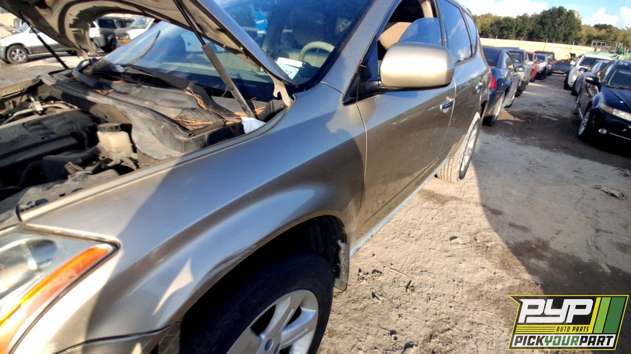 2006 NISSAN MURANO partes disponibles
