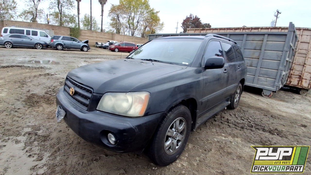 2001 TOYOTA HIGHLANDER available for parts
