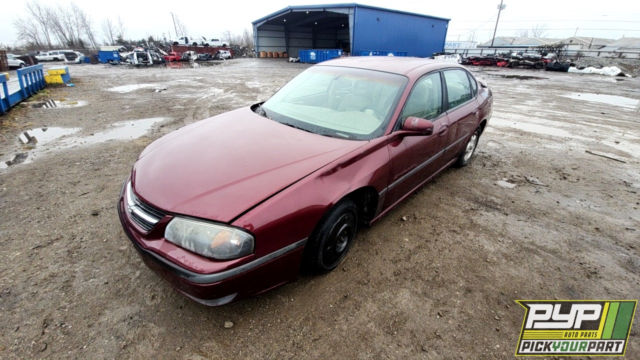 2001 CHEVROLET IMPALA partes disponibles