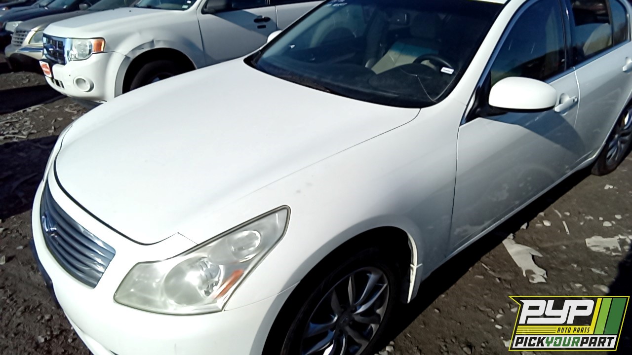 2008 INFINITI G35 partes disponibles
