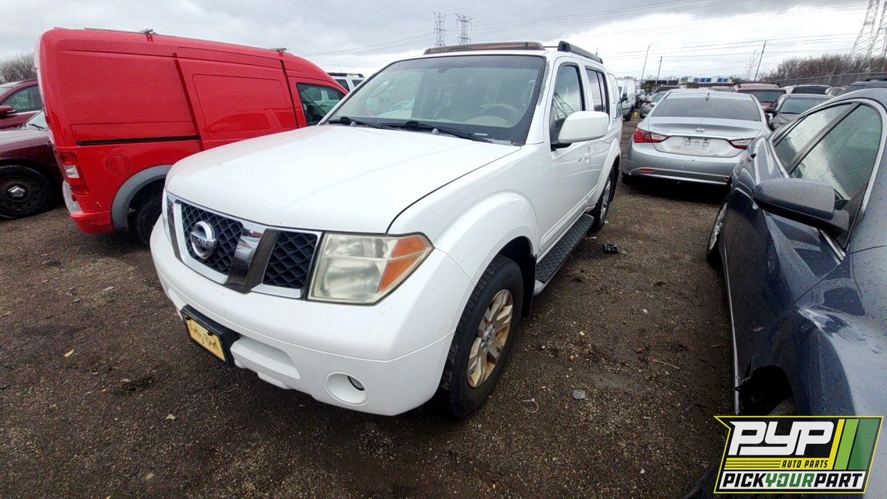 2005 NISSAN PATHFINDER partes disponibles