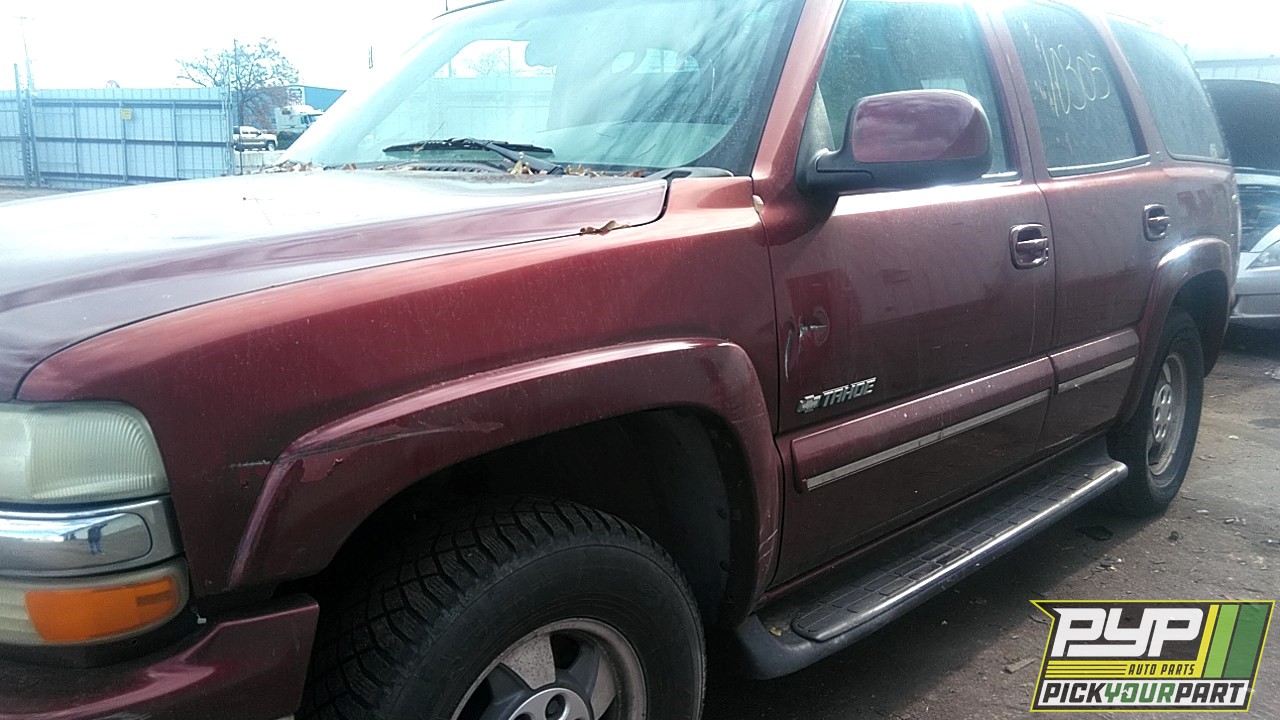 2002 CHEVROLET TAHOE partes disponibles