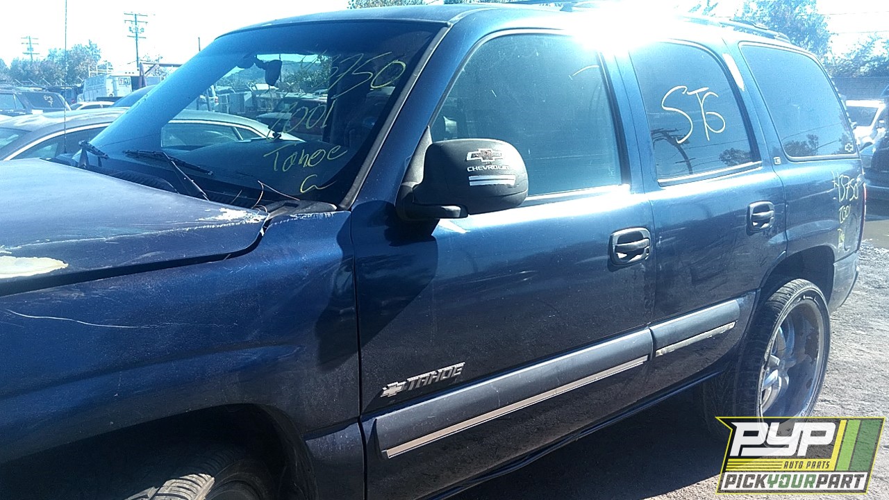2001 CHEVROLET TAHOE available for parts