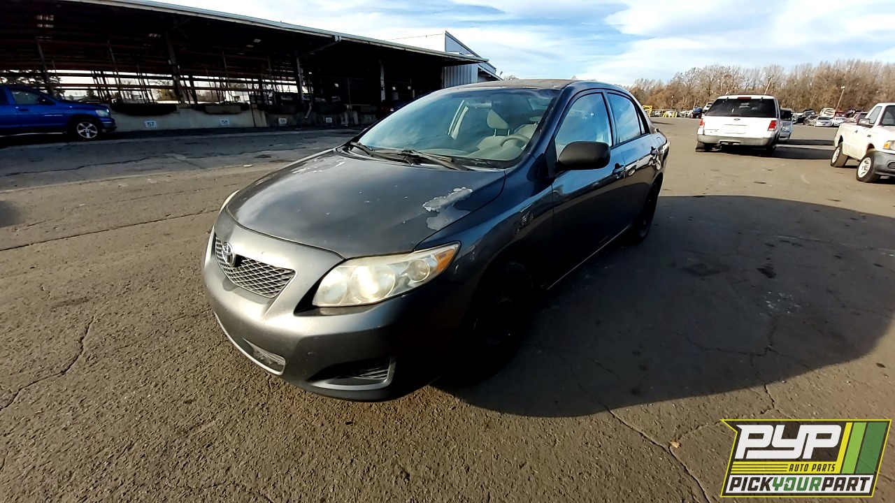 2009 TOYOTA COROLLA partes disponibles