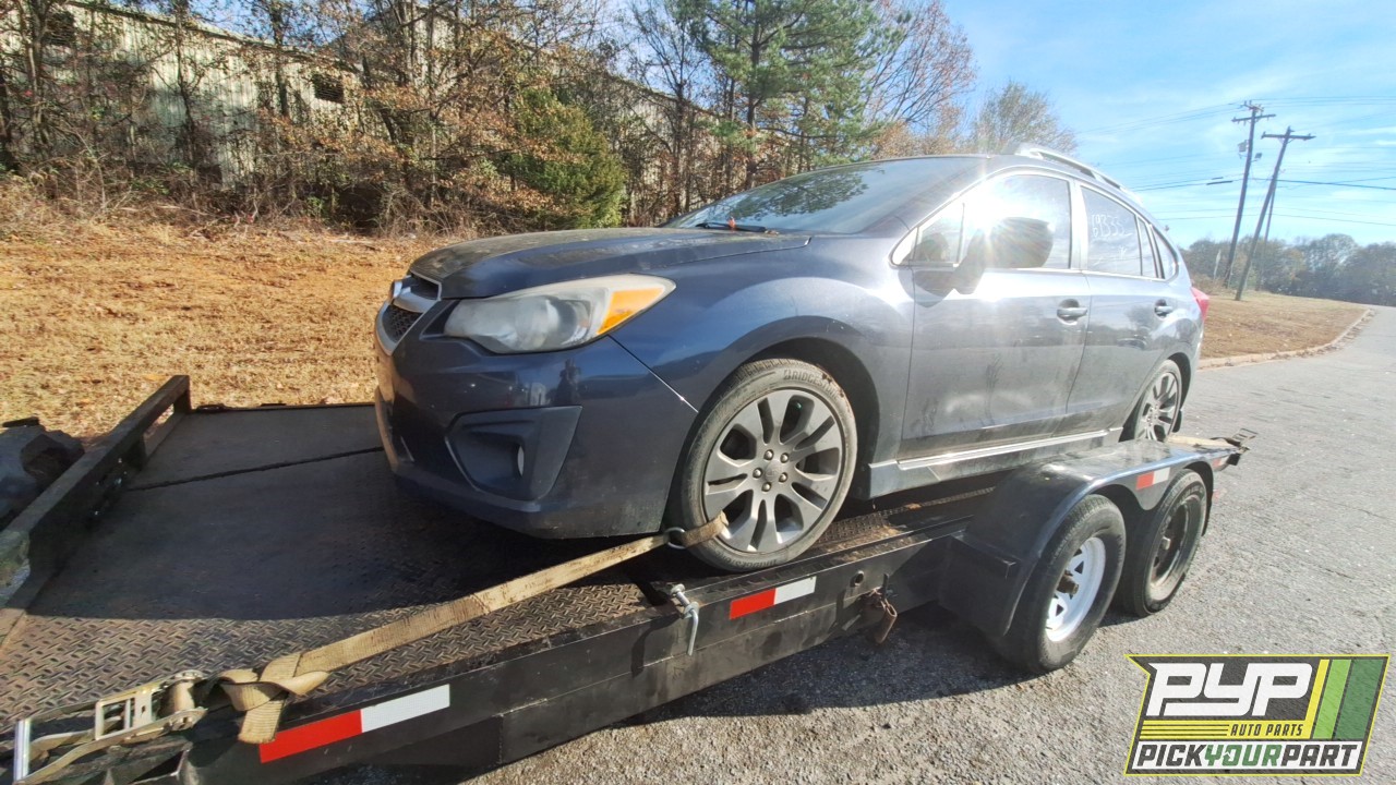 2012 SUBARU IMPREZA partes disponibles