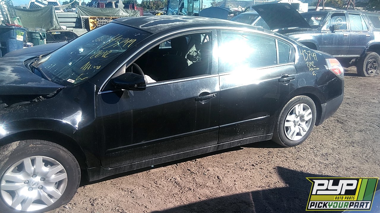 2012 NISSAN ALTIMA partes disponibles