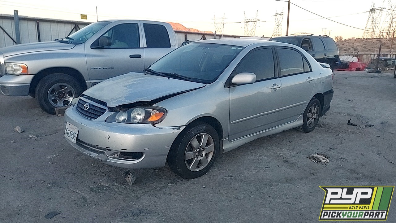 2007 TOYOTA COROLLA partes disponibles
