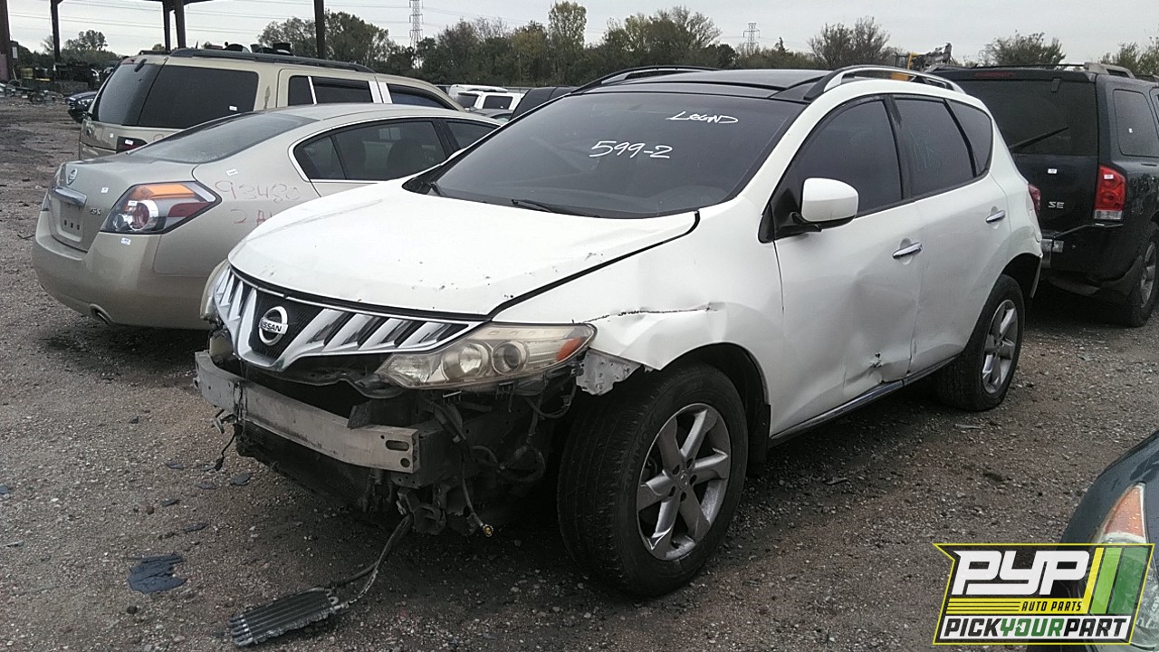 2010 NISSAN MURANO partes disponibles