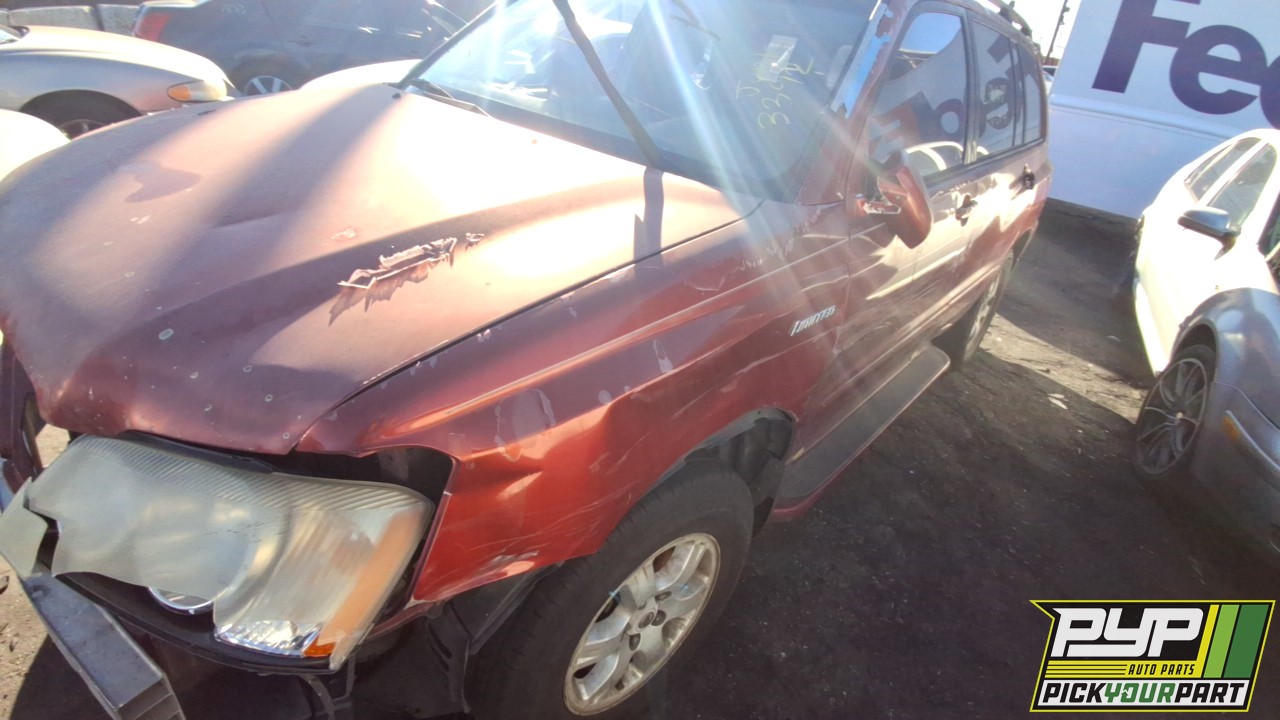 2002 TOYOTA HIGHLANDER partes disponibles