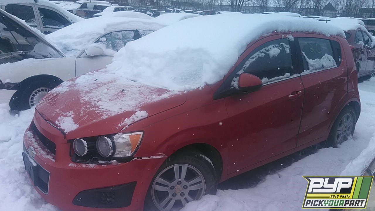 2012 CHEVROLET SONIC partes disponibles