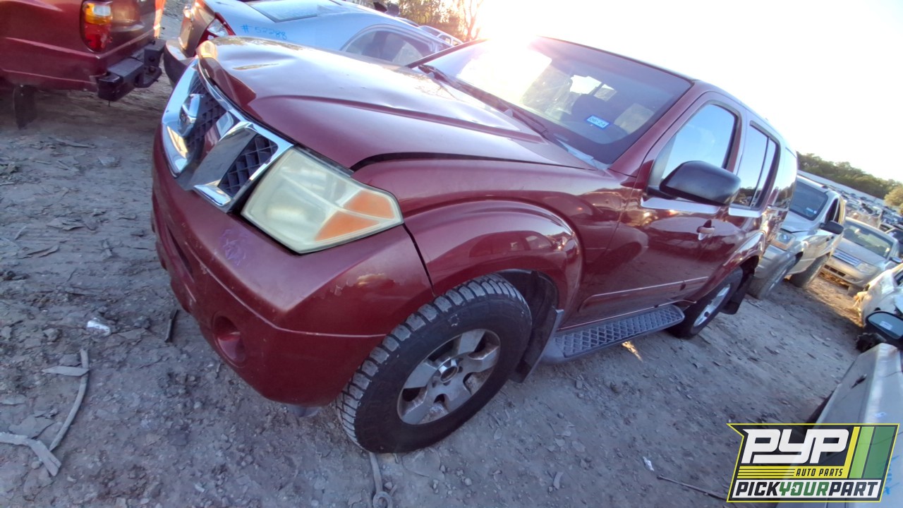 2006 NISSAN PATHFINDER partes disponibles