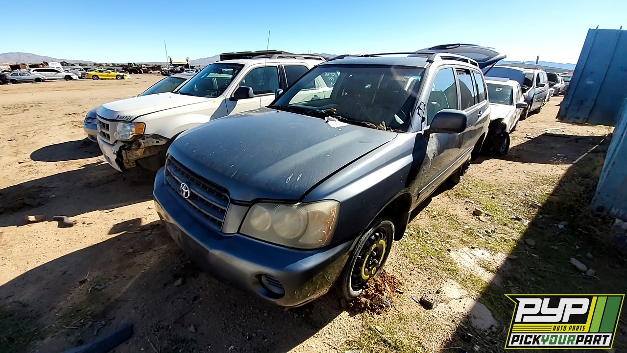 2003 TOYOTA HIGHLANDER available for parts