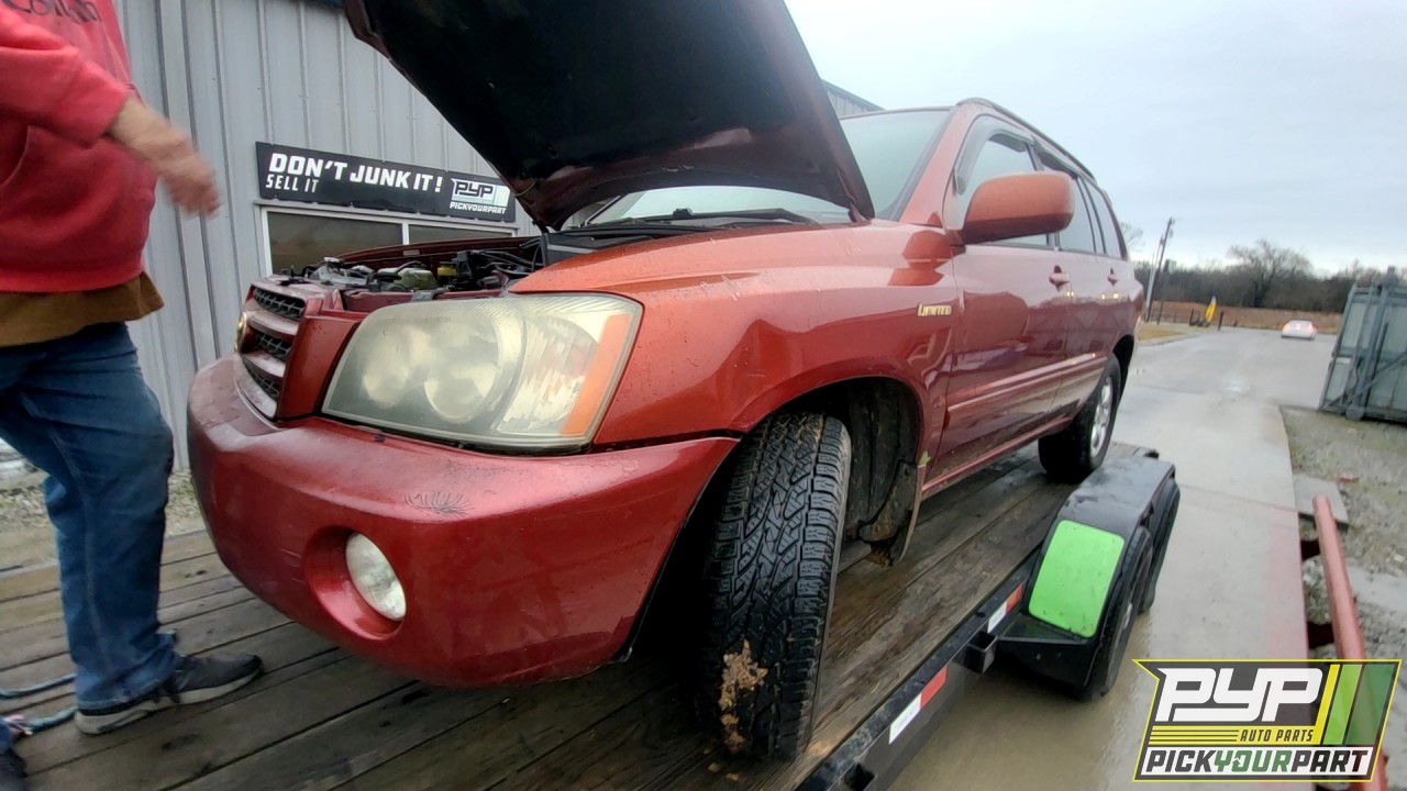 2001 TOYOTA HIGHLANDER available for parts