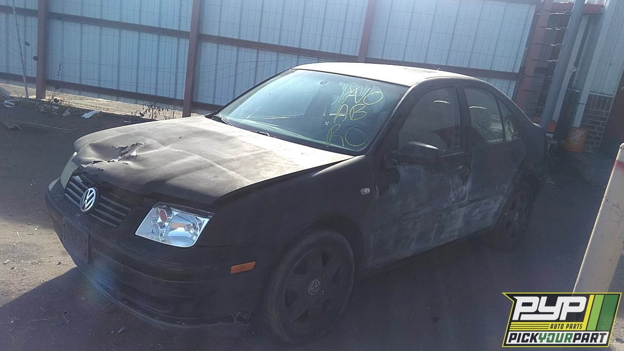 2001 VOLKSWAGEN JETTA partes disponibles