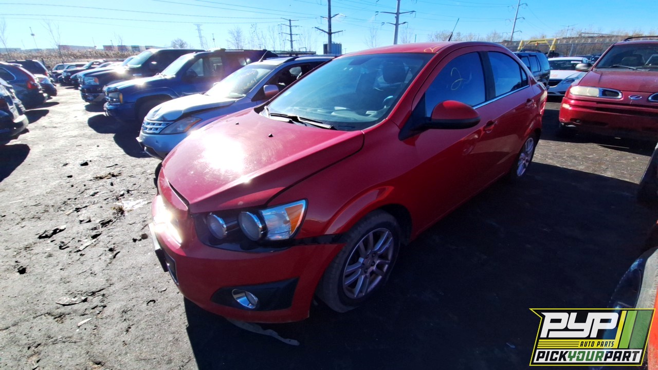 2012 CHEVROLET SONIC partes disponibles