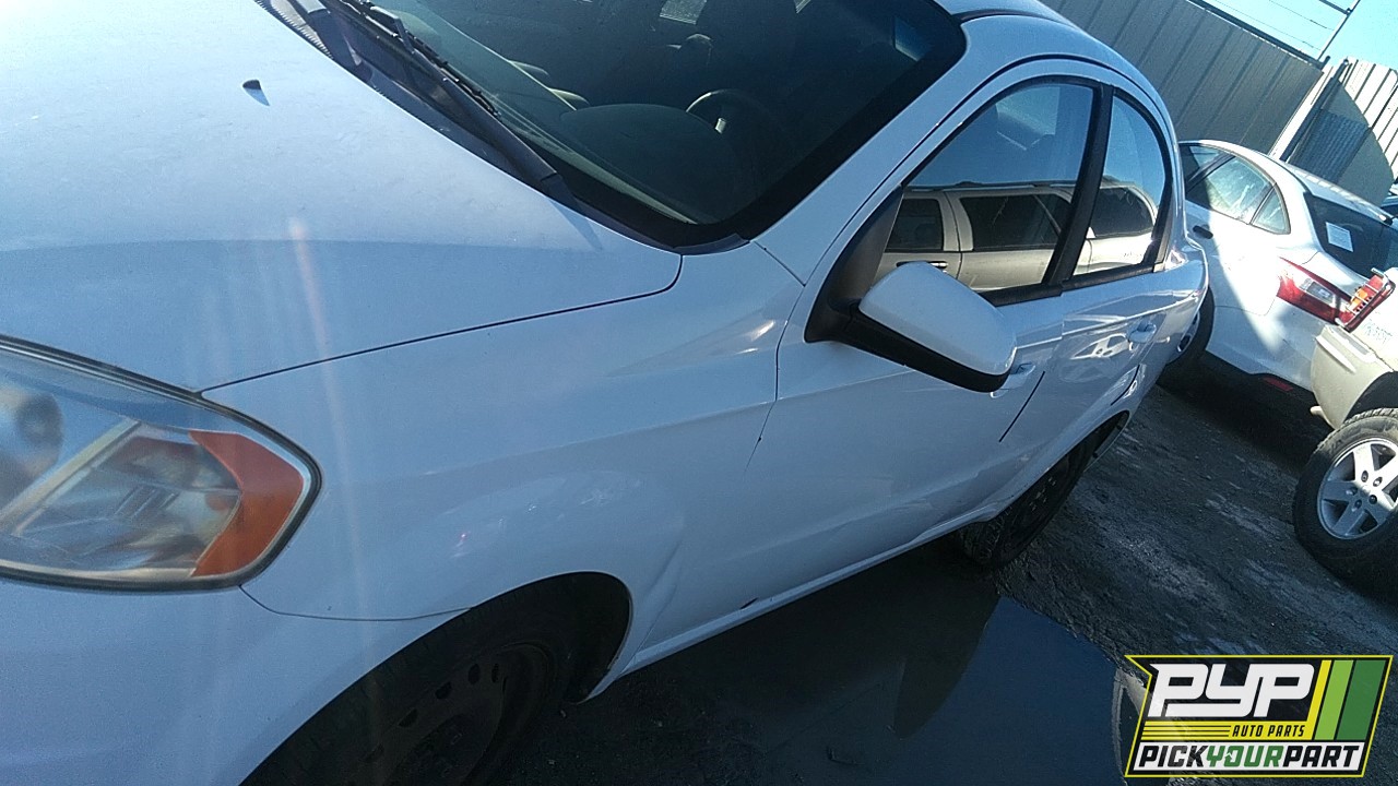 2011 CHEVROLET AVEO partes disponibles
