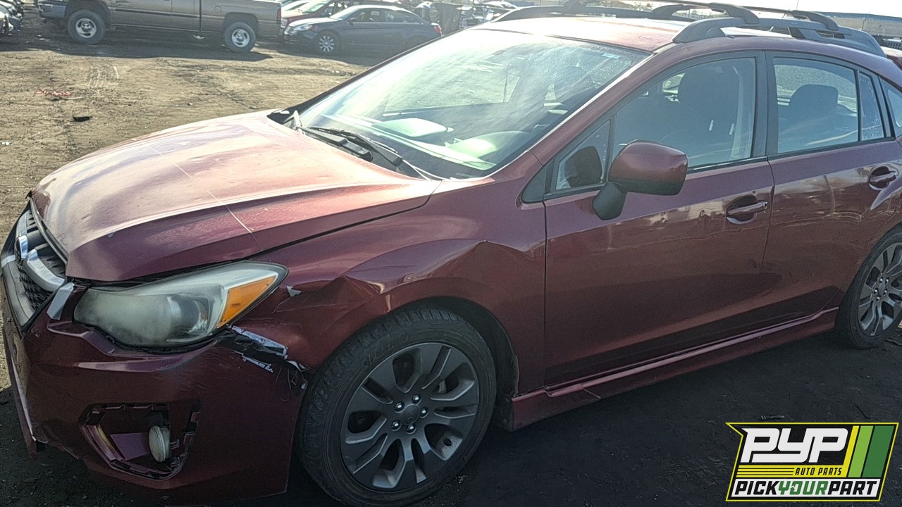 2012 SUBARU IMPREZA available for parts
