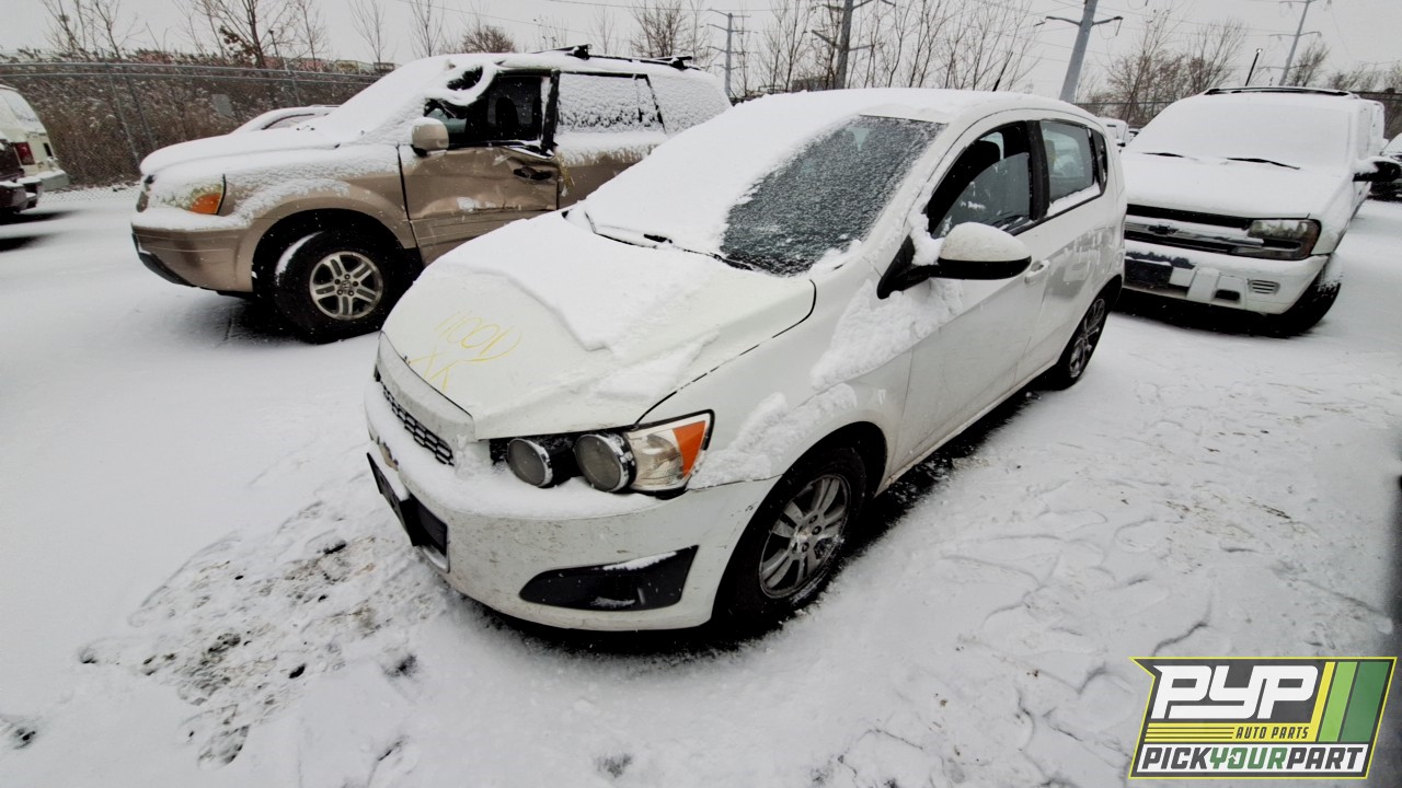 2012 CHEVROLET SONIC partes disponibles
