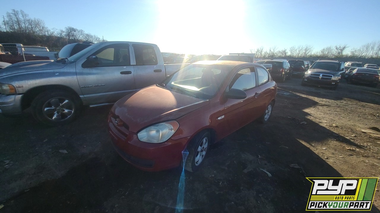 2008 HYUNDAI ACCENT partes disponibles