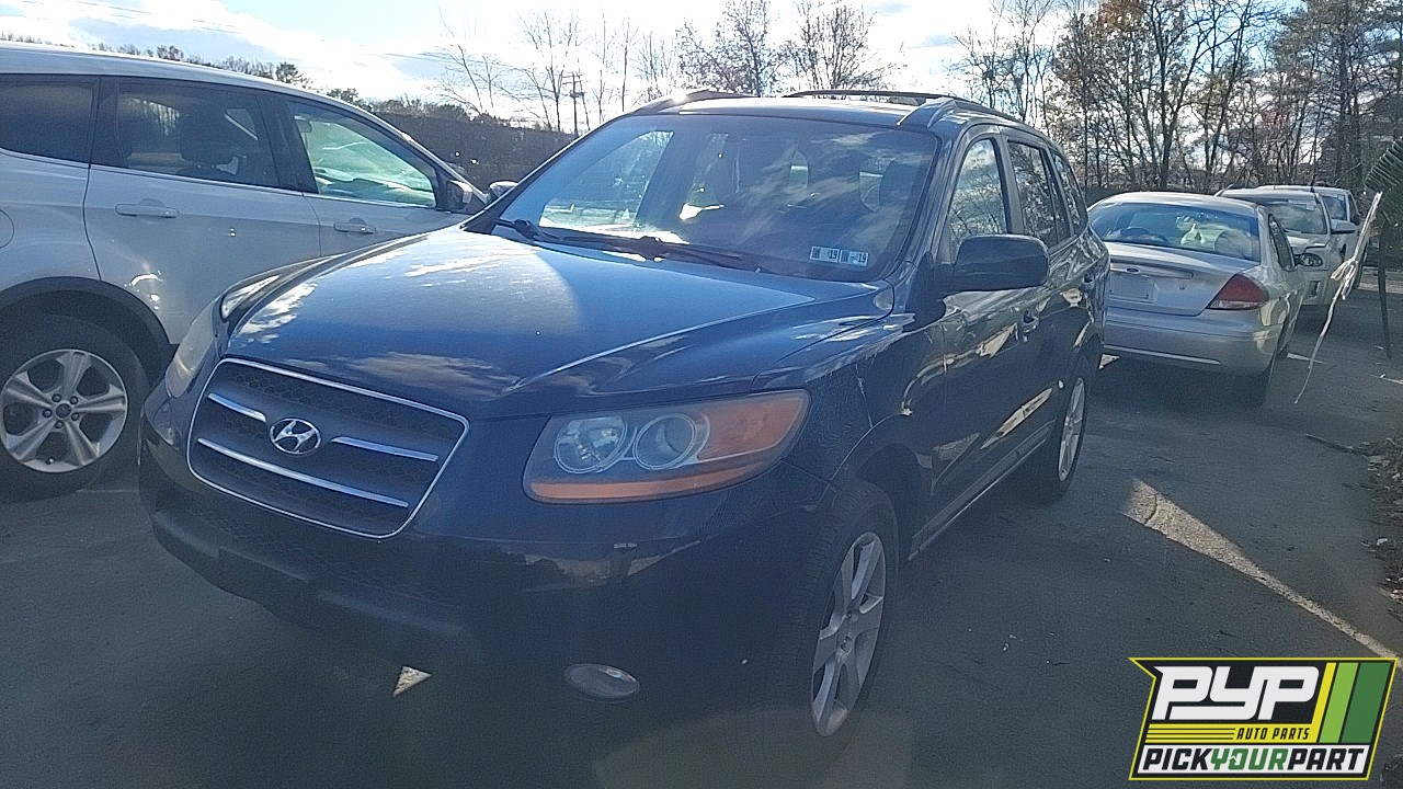 2009 HYUNDAI SANTA FE partes disponibles