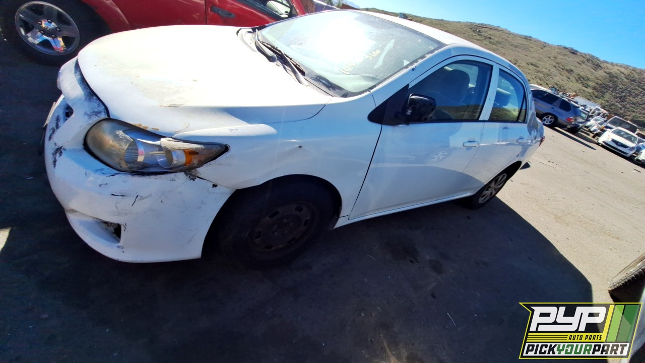2009 TOYOTA COROLLA partes disponibles