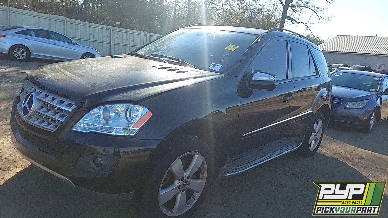 2009 MERCEDES-BENZ ML350 partes disponibles