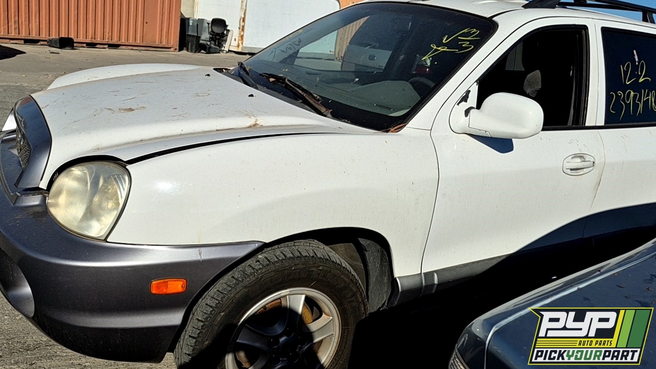 2002 HYUNDAI SANTA FE partes disponibles