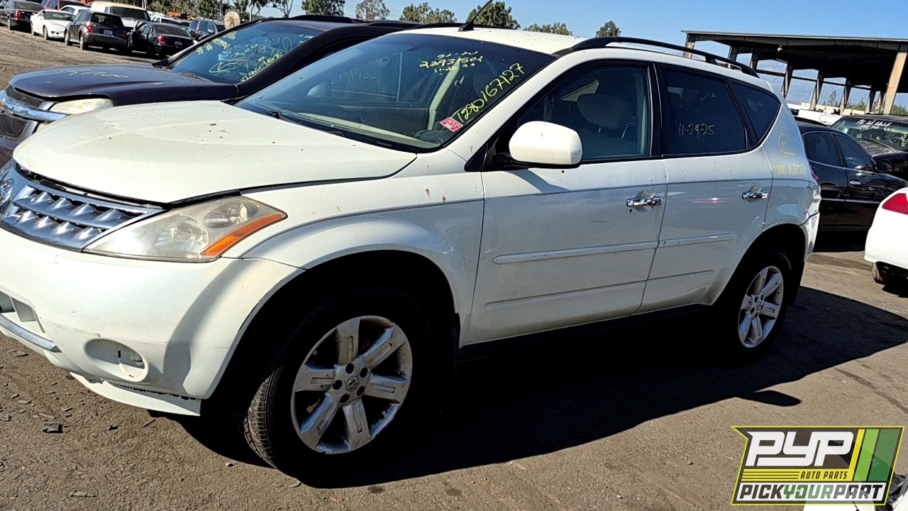 2006 NISSAN MURANO partes disponibles