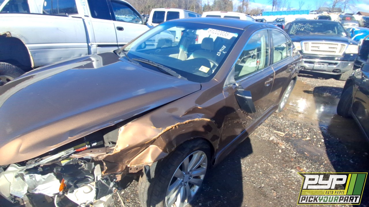 2012 SUBARU LEGACY partes disponibles