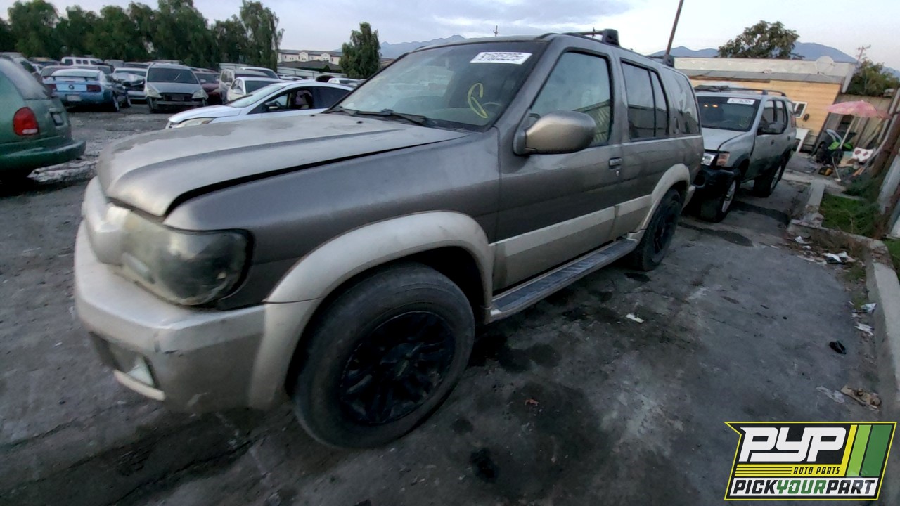 2002 INFINITI QX4 partes disponibles