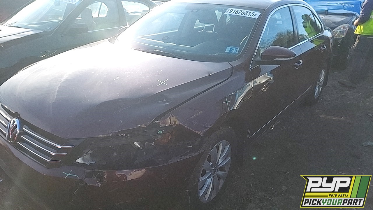 2012 VOLKSWAGEN PASSAT available for parts