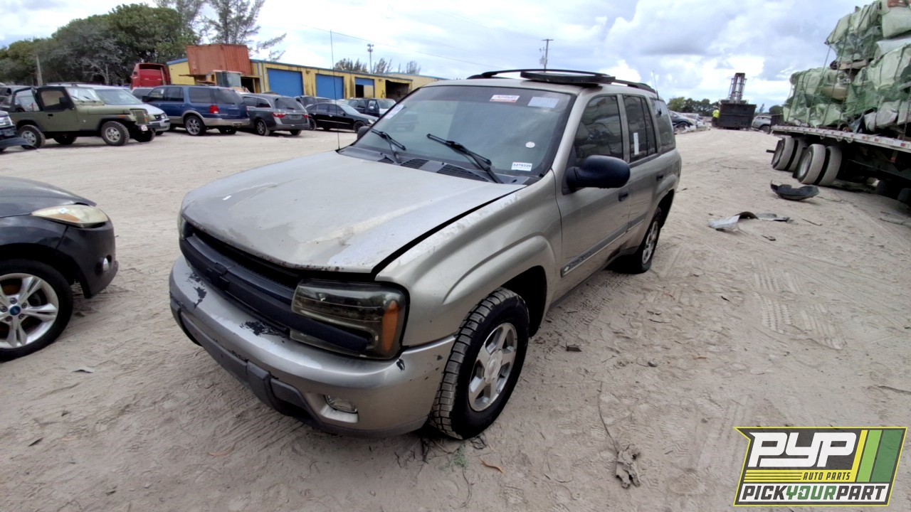 2002 CHEVROLET TRAILBLAZER partes disponibles