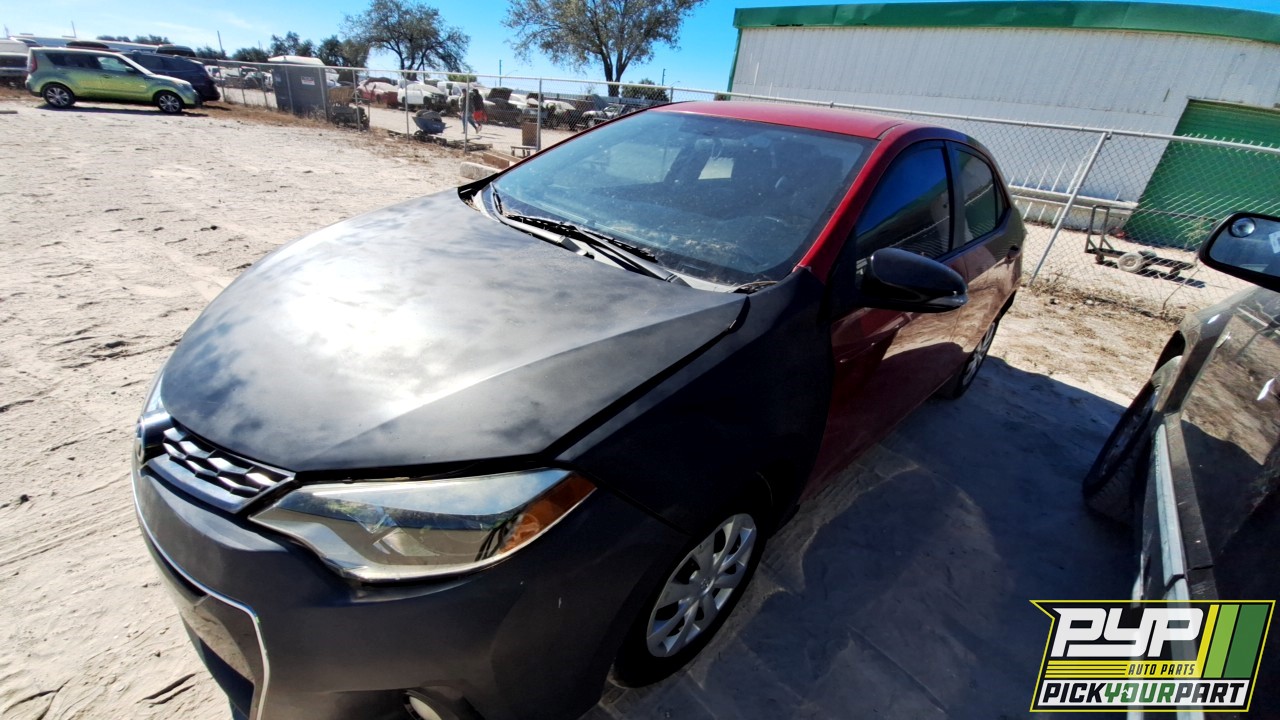 2014 TOYOTA COROLLA partes disponibles