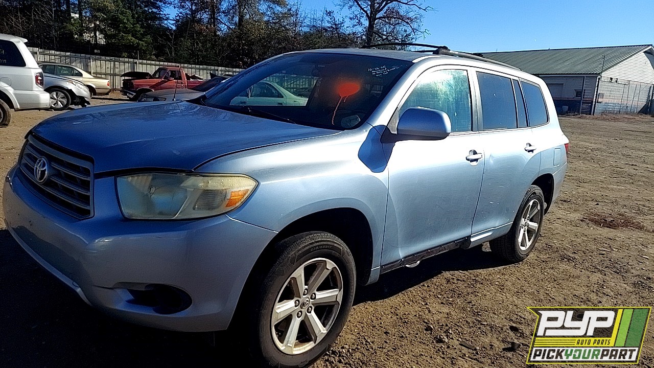 2009 TOYOTA HIGHLANDER partes disponibles