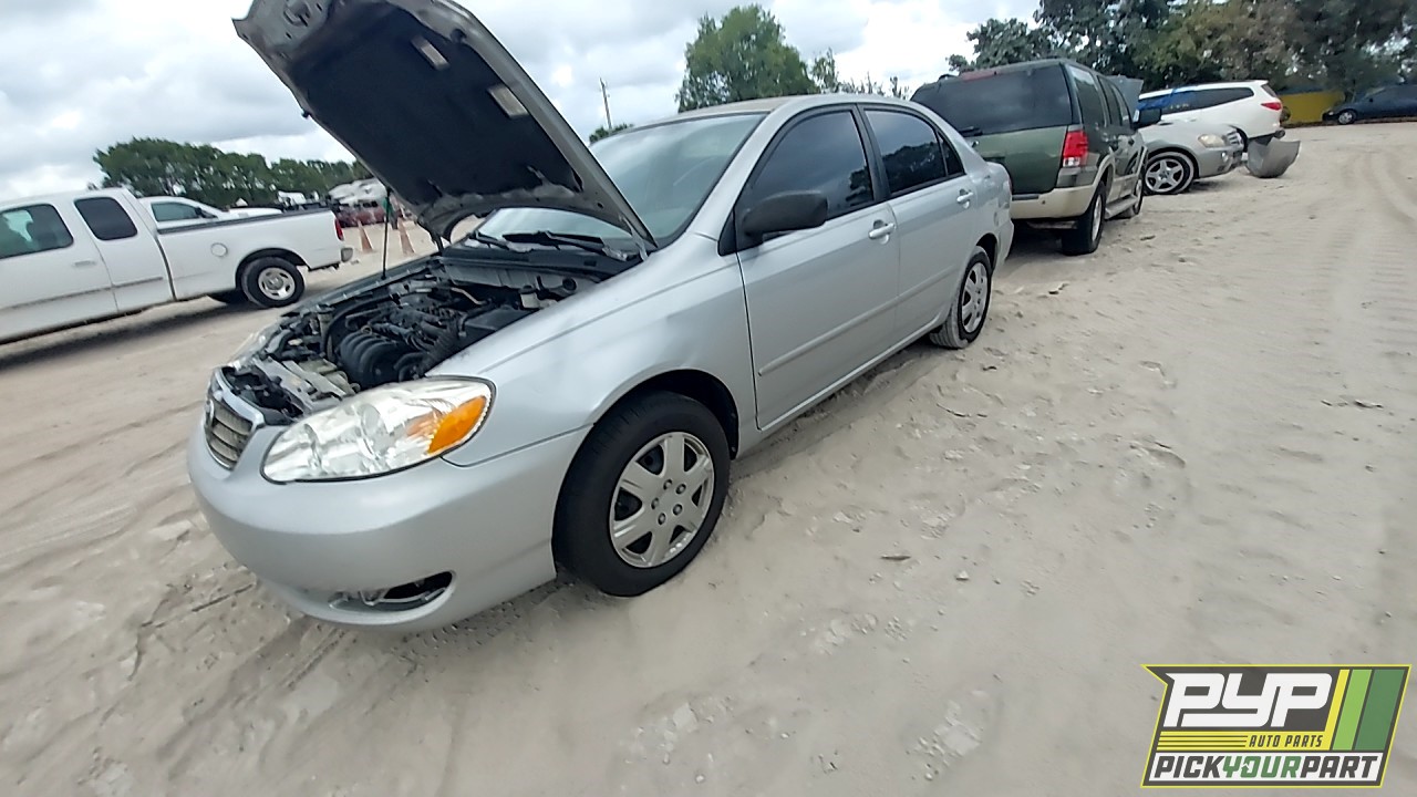 2007 TOYOTA COROLLA partes disponibles