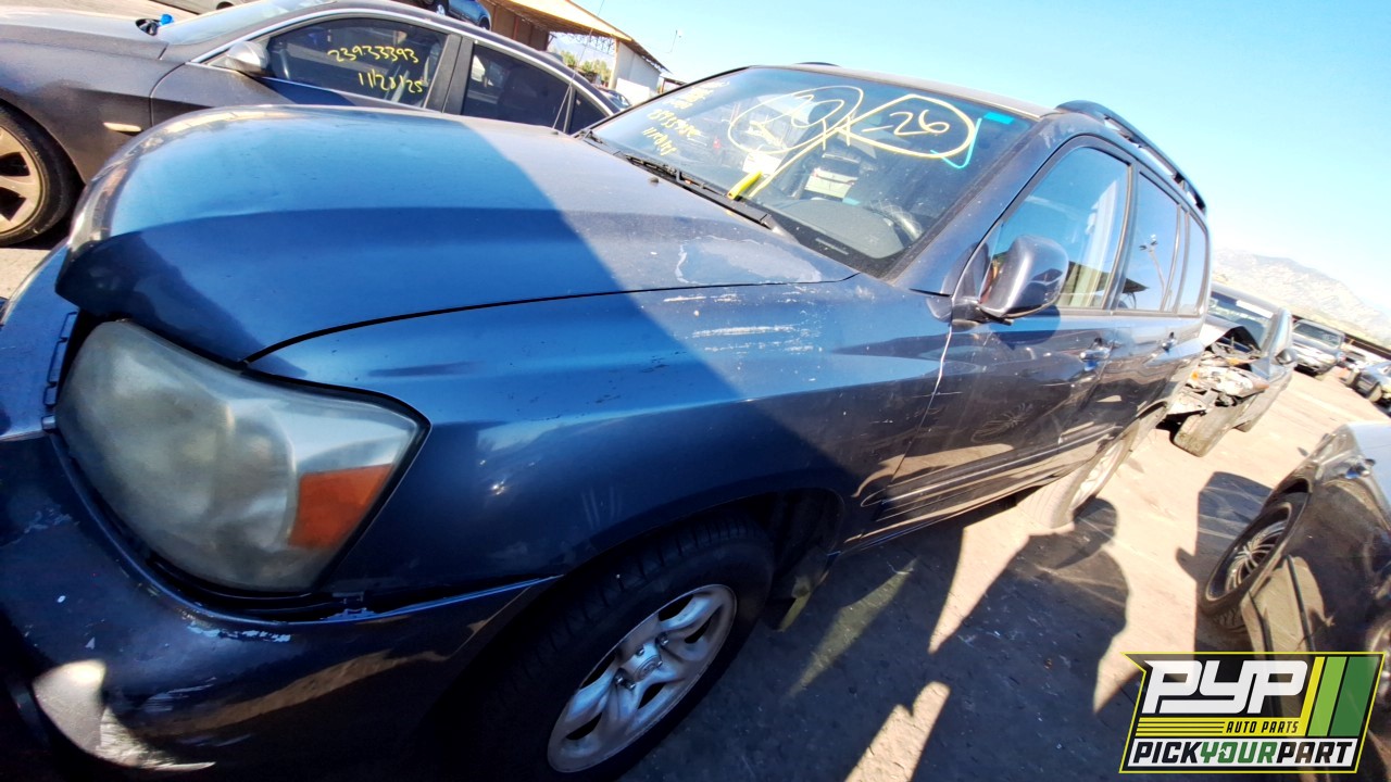2006 TOYOTA HIGHLANDER partes disponibles
