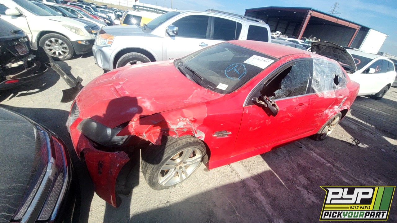 2008 PONTIAC G8 available for parts