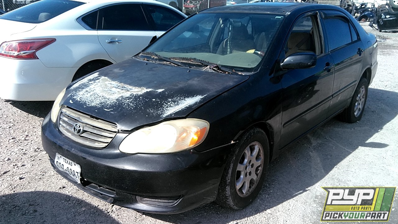 2003 TOYOTA COROLLA available for parts