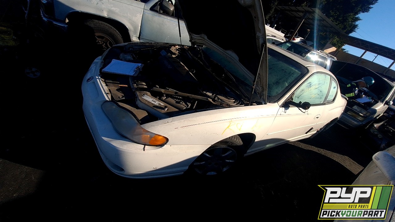 2001 CHEVROLET MONTE CARLO available for parts